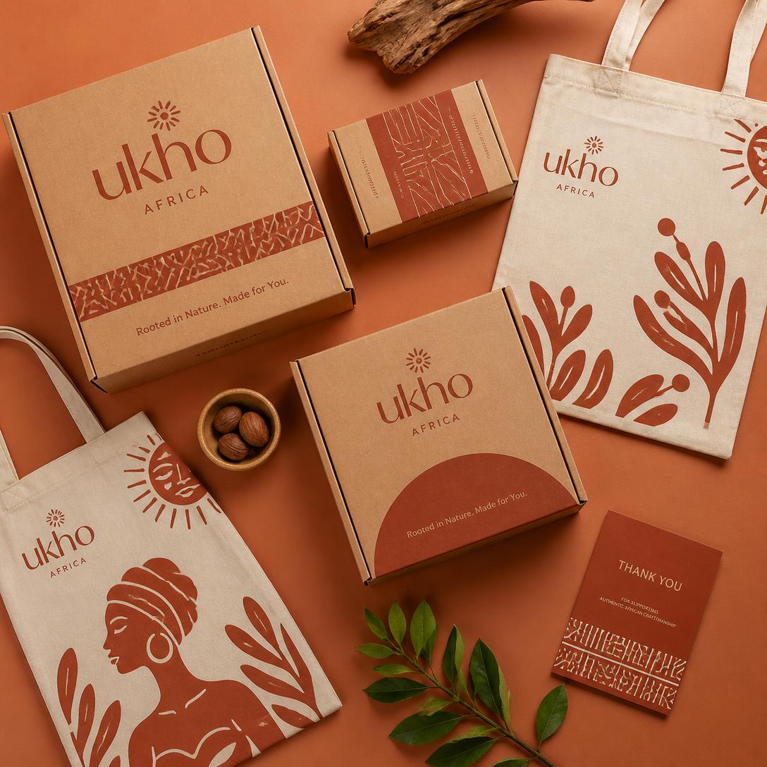 Branded boxes, business cards, tote bags and posters produced by Grab Packaging
